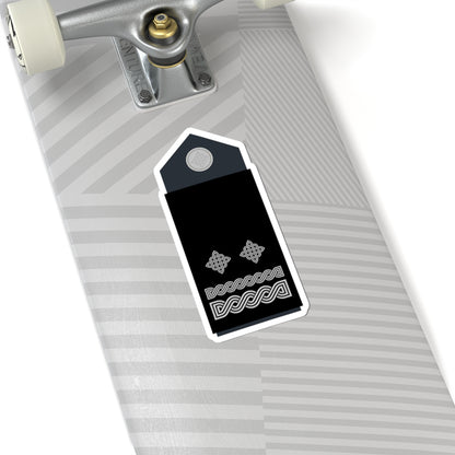 Naramenica službene odore pukovnika HRZ i PZO (Croatia) (Military Rank) STICKER Vinyl Kiss-Cut Decal