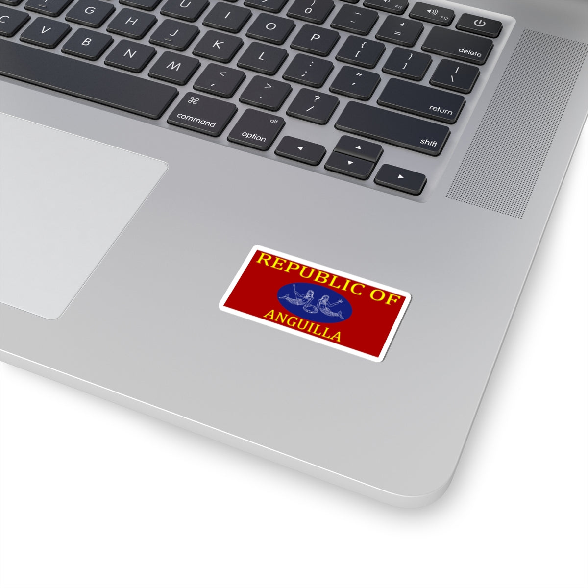 Flag of Anguilla 1967 (United Kingdom) STICKER Vinyl Kiss-Cut Decal