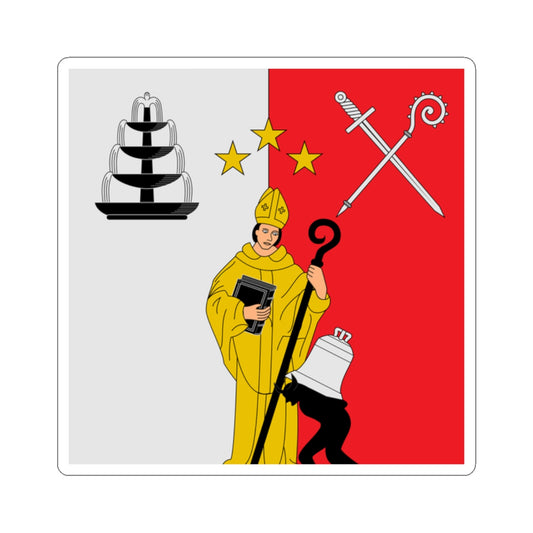 Flag of Norbert Brunner (Switzerland) STICKER Vinyl Kiss-Cut Decal