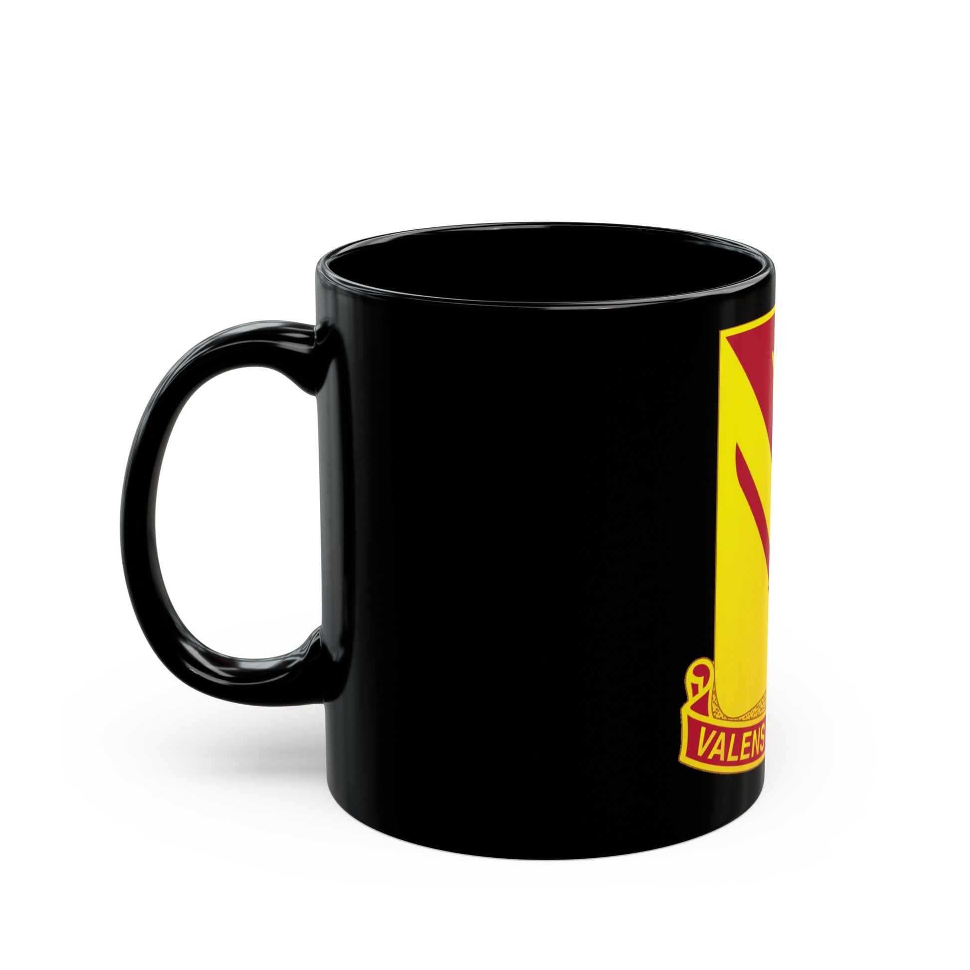 137th Artillery Regiment (U.S. Army) Black Coffee Mug-The Sticker Space