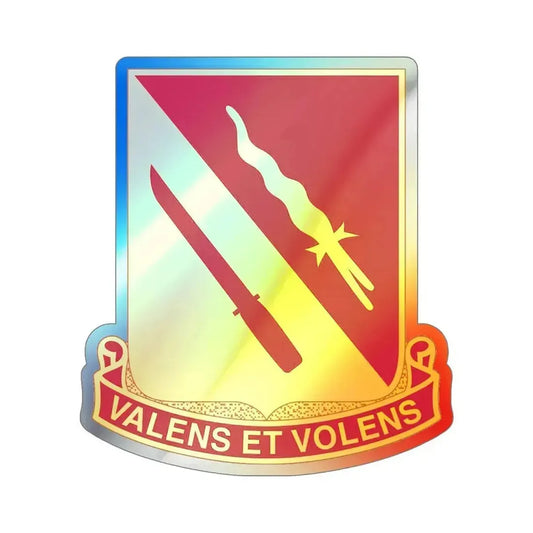 137th Artillery Regiment (U.S. Army) Holographic STICKER Die-Cut Vinyl Decal 6 Inch Holographic - The Sticker Space