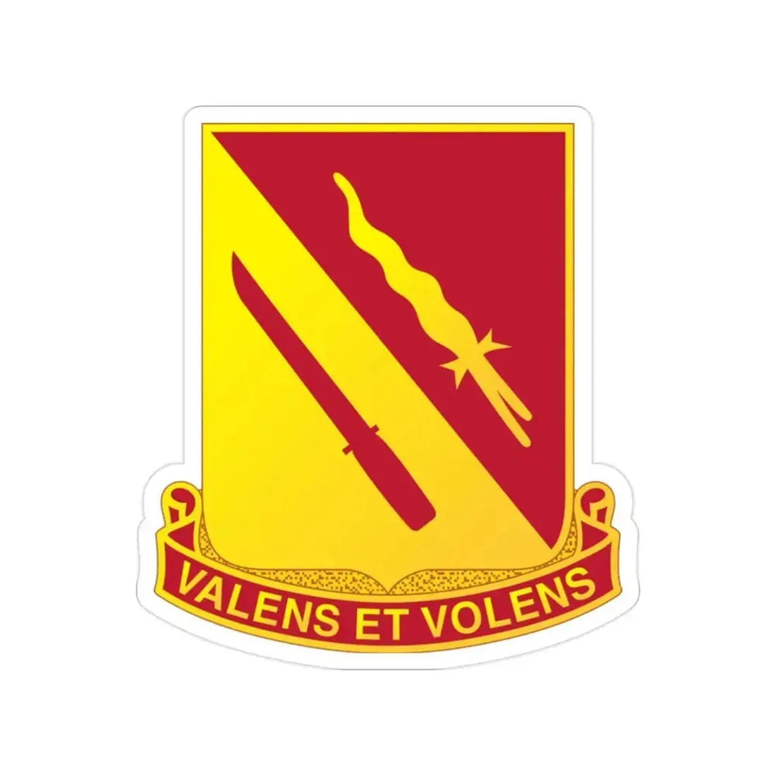 137th Artillery Regiment (U.S. Army) Transparent STICKER Die-Cut Vinyl Decal 2 Inch - The Sticker Space