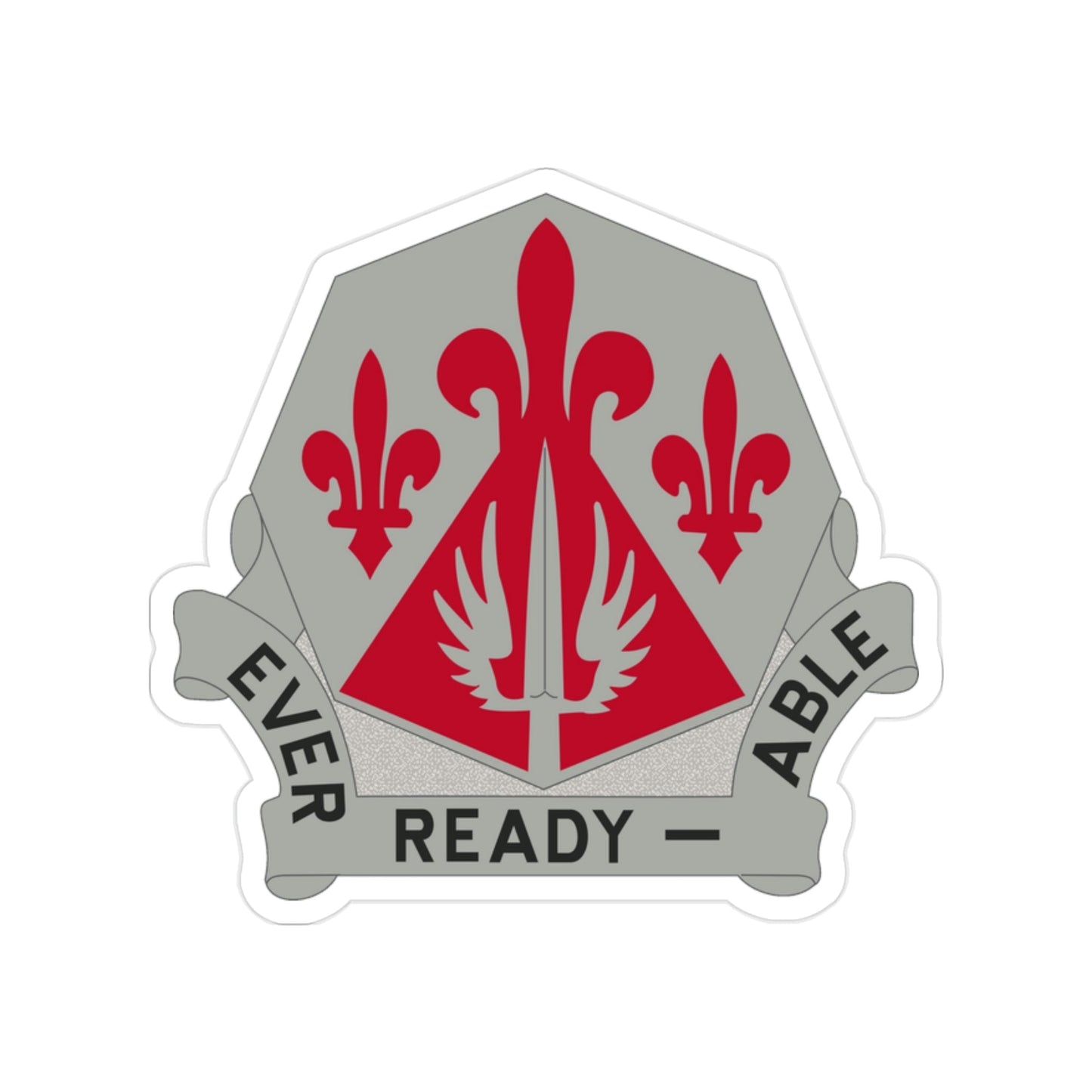 138 Engineer Group (U.S. Army) Transparent STICKER Die-Cut Vinyl Decal-2 Inch-The Sticker Space