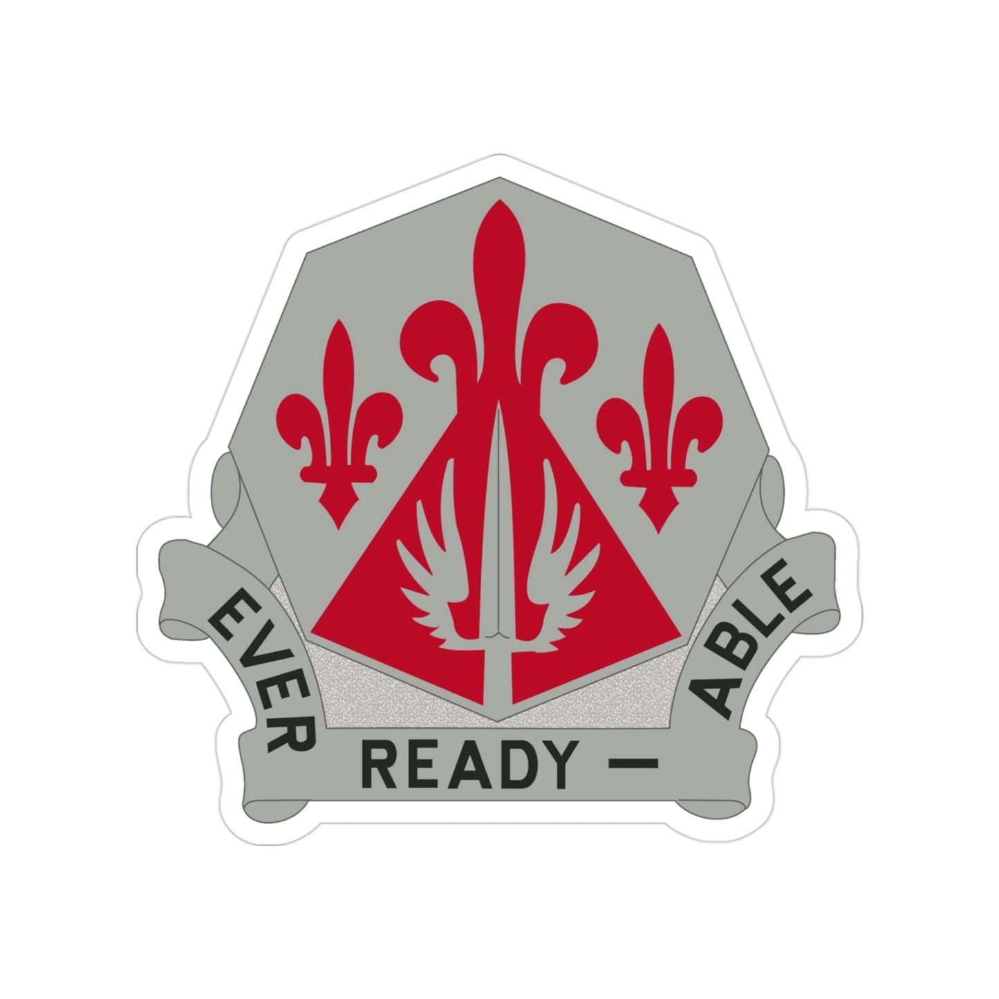 138 Engineer Group (U.S. Army) Transparent STICKER Die-Cut Vinyl Decal-3 Inch-The Sticker Space