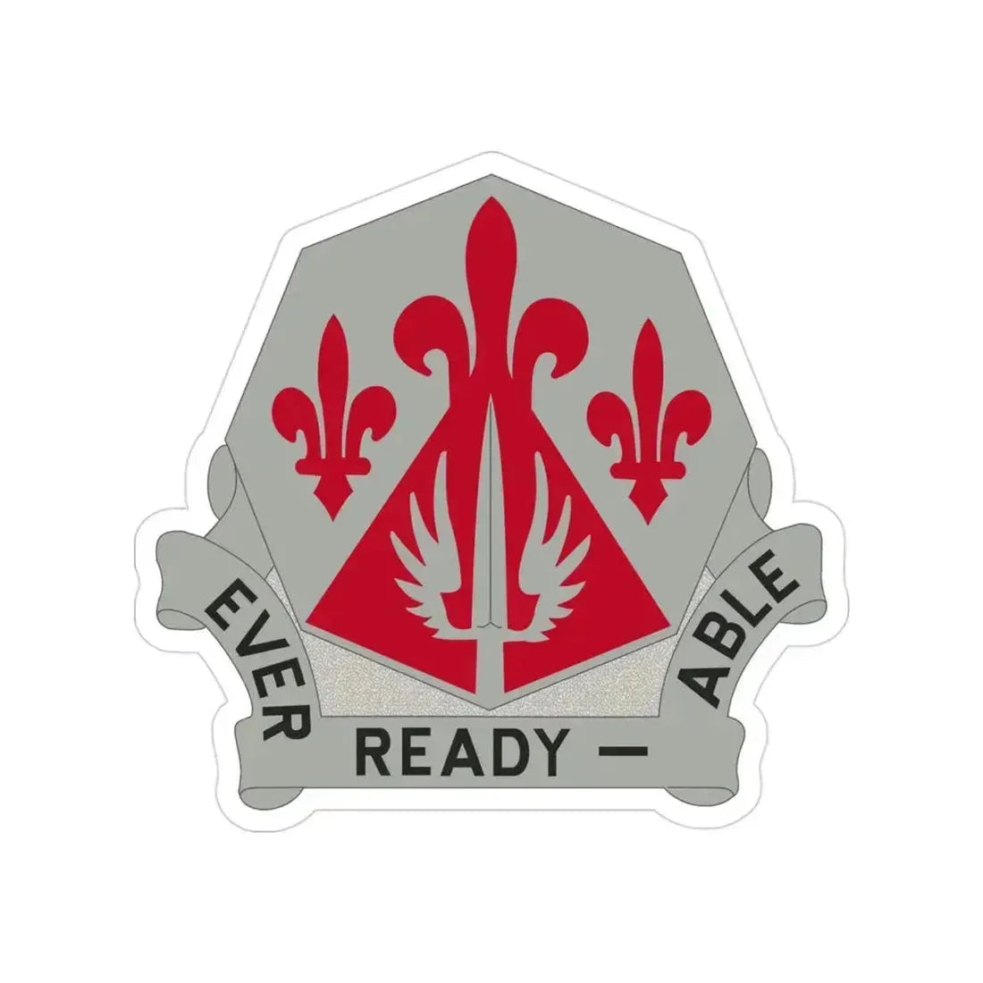 138 Engineer Group (U.S. Army) Transparent STICKER Die-Cut Vinyl Decal 3 Inch - The Sticker Space