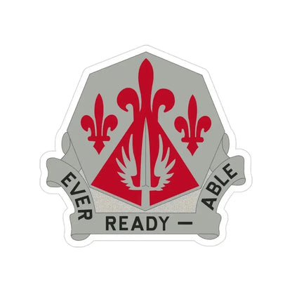 138 Engineer Group (U.S. Army) Transparent STICKER Die-Cut Vinyl Decal 3 Inch - The Sticker Space