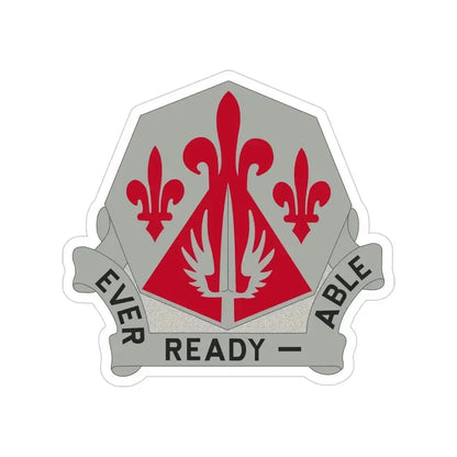 138 Engineer Group (U.S. Army) Transparent STICKER Die-Cut Vinyl Decal 4 Inch - The Sticker Space