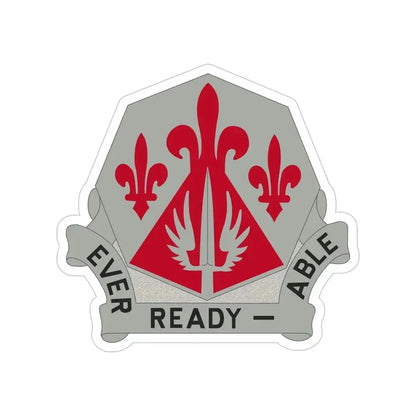 138 Engineer Group (U.S. Army) Transparent STICKER Die-Cut Vinyl Decal 5 Inch - The Sticker Space