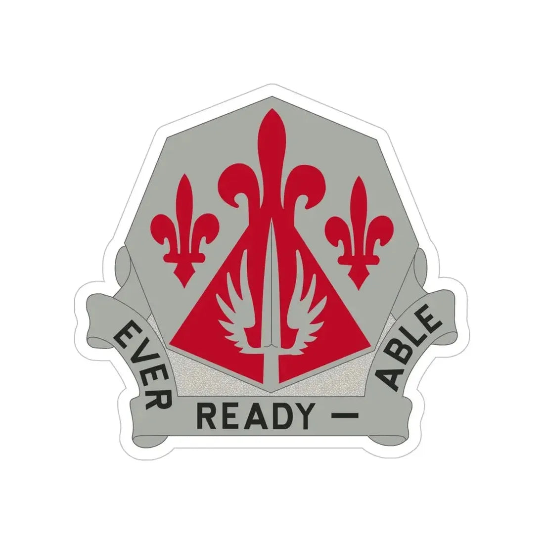 138 Engineer Group (U.S. Army) Transparent STICKER Die-Cut Vinyl Decal - The Sticker Space