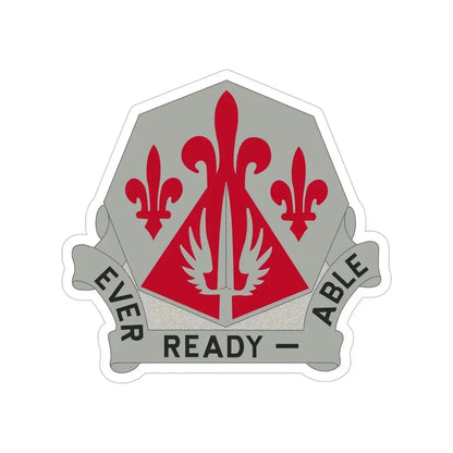 138 Engineer Group (U.S. Army) Transparent STICKER Die-Cut Vinyl Decal - The Sticker Space
