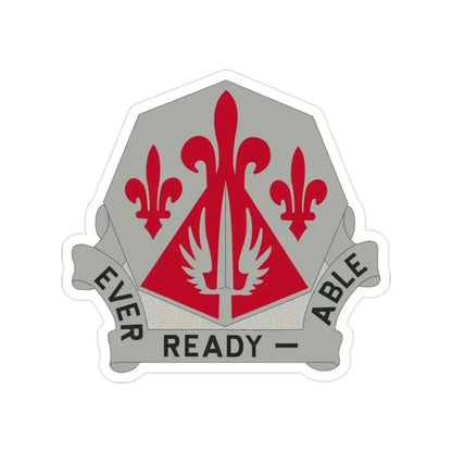 138 Engineer Group (U.S. Army) Transparent STICKER Die-Cut Vinyl Decal - The Sticker Space