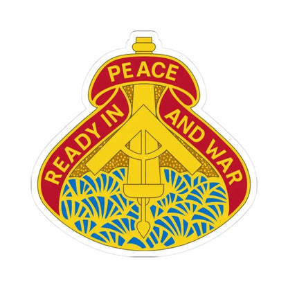 138 Field Artillery Brigade 2 (U.S. Army) STICKER Vinyl Kiss-Cut Decal 3 Inch White - The Sticker Space