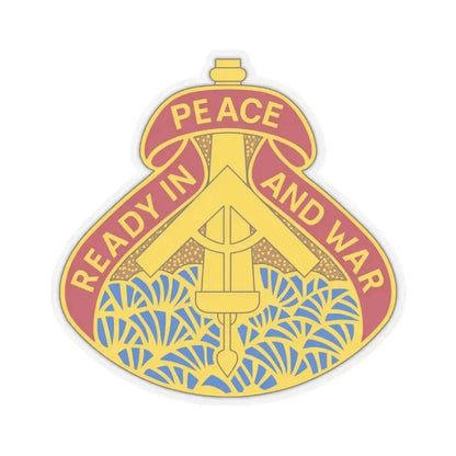 138 Field Artillery Brigade 2 (U.S. Army) STICKER Vinyl Kiss-Cut Decal 4 Inch Transparent - The Sticker Space