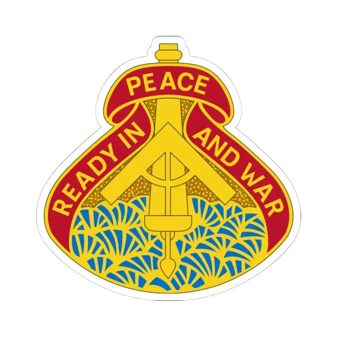 138 Field Artillery Brigade 2 (U.S. Army) STICKER Vinyl Kiss-Cut Decal 4 Inch White - The Sticker Space