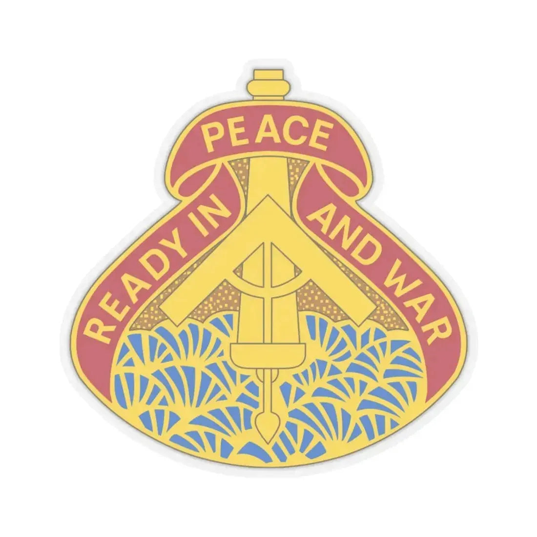 138 Field Artillery Brigade 2 (U.S. Army) STICKER Vinyl Kiss-Cut Decal 6 Inch Transparent - The Sticker Space