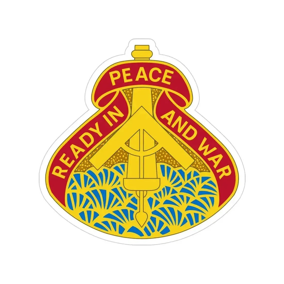 138 Field Artillery Brigade 2 (U.S. Army) Transparent STICKER Die-Cut Vinyl Decal 4 Inch - The Sticker Space