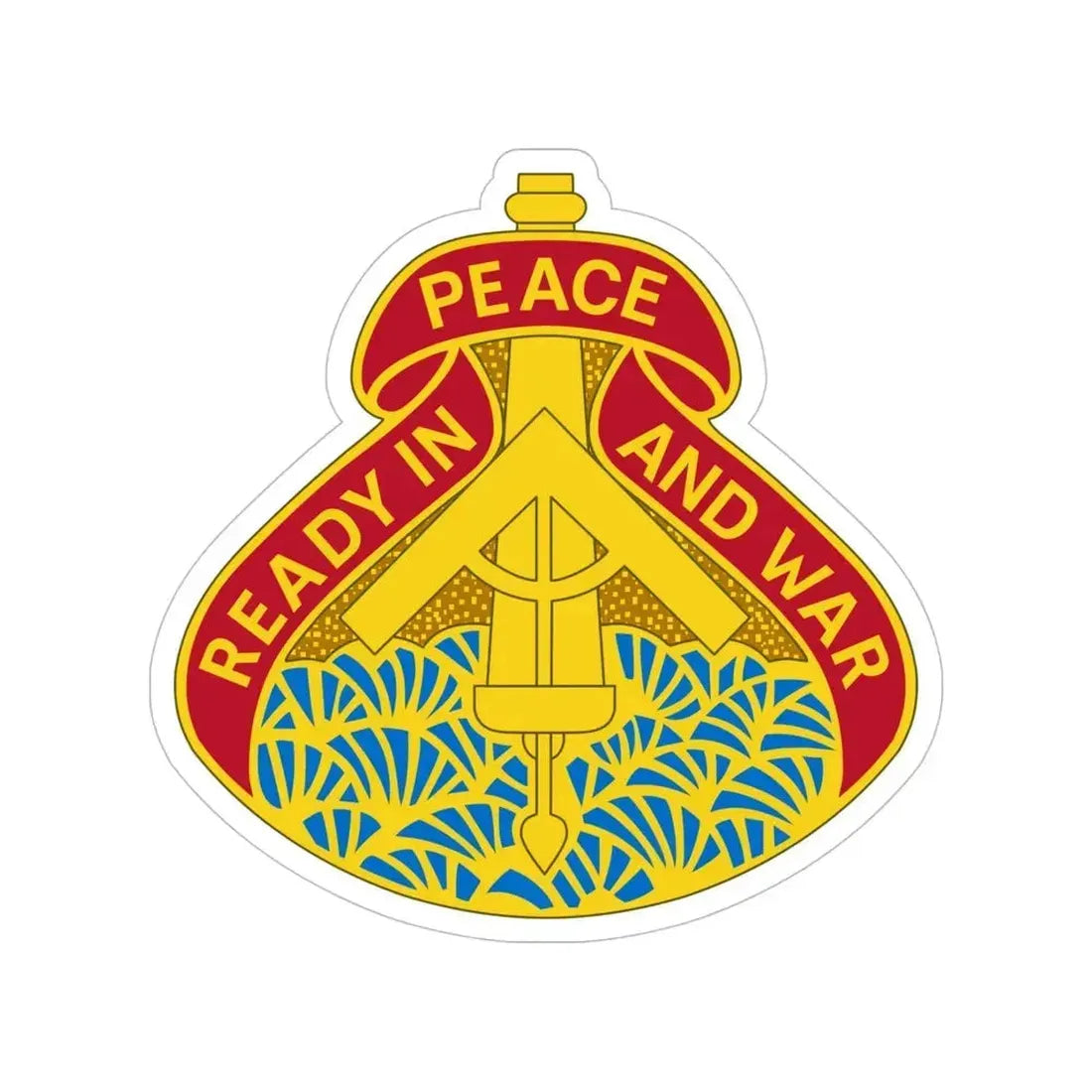 138 Field Artillery Brigade 2 (U.S. Army) Transparent STICKER Die-Cut Vinyl Decal 5 Inch - The Sticker Space