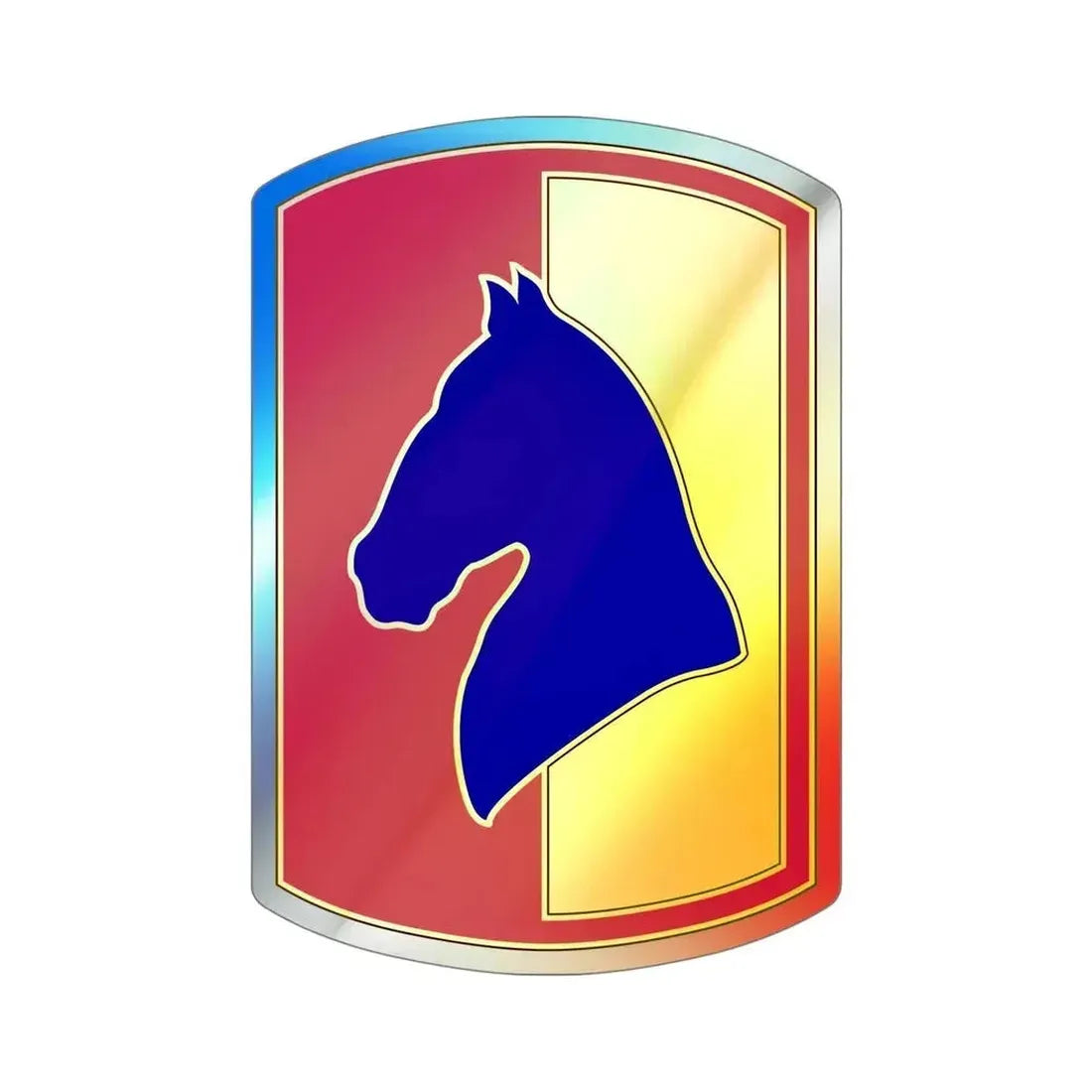 138 Field Artillery Brigade 3 (U.S. Army) Holographic STICKER Die-Cut Vinyl Decal 5 Inch Holographic - The Sticker Space