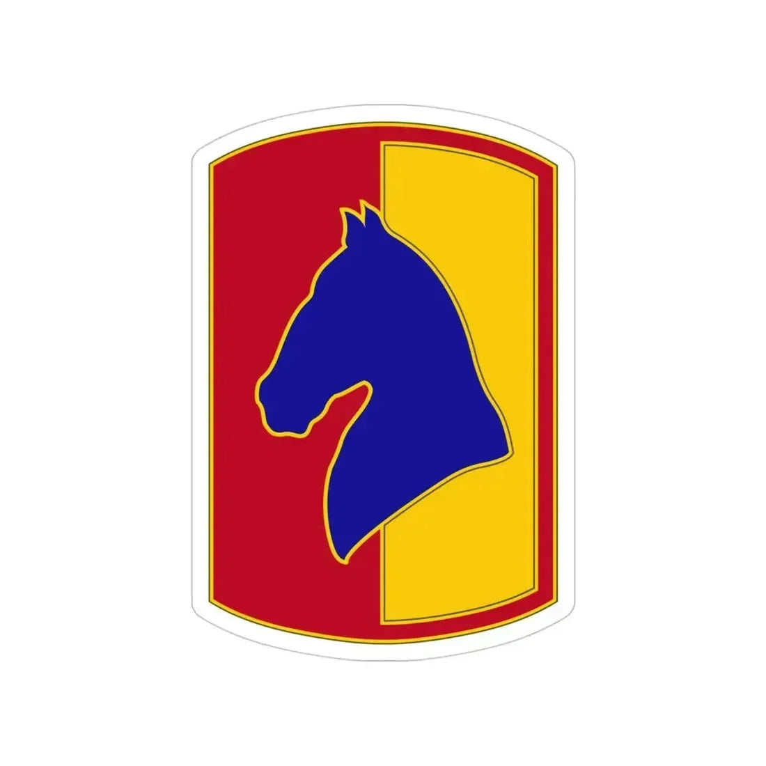 138 Field Artillery Brigade 3 (U.S. Army) Transparent STICKER Die-Cut Vinyl Decal 4 Inch - The Sticker Space