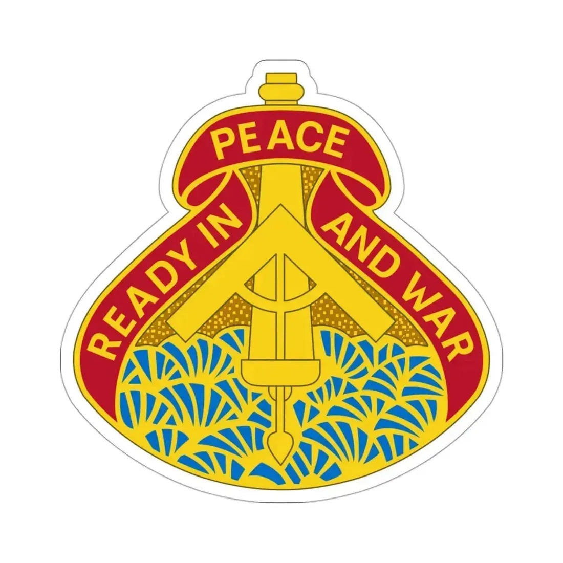 138 Field Artillery Brigade v2 (U.S. Army) STICKER Vinyl Die-Cut Decal 3 Inch - The Sticker Space