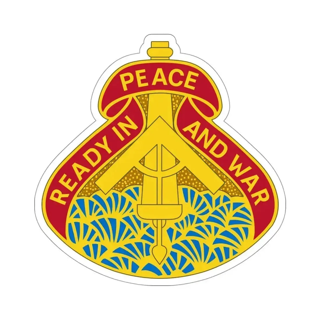 138 Field Artillery Brigade v2 (U.S. Army) STICKER Vinyl Die-Cut Decal 4 Inch - The Sticker Space