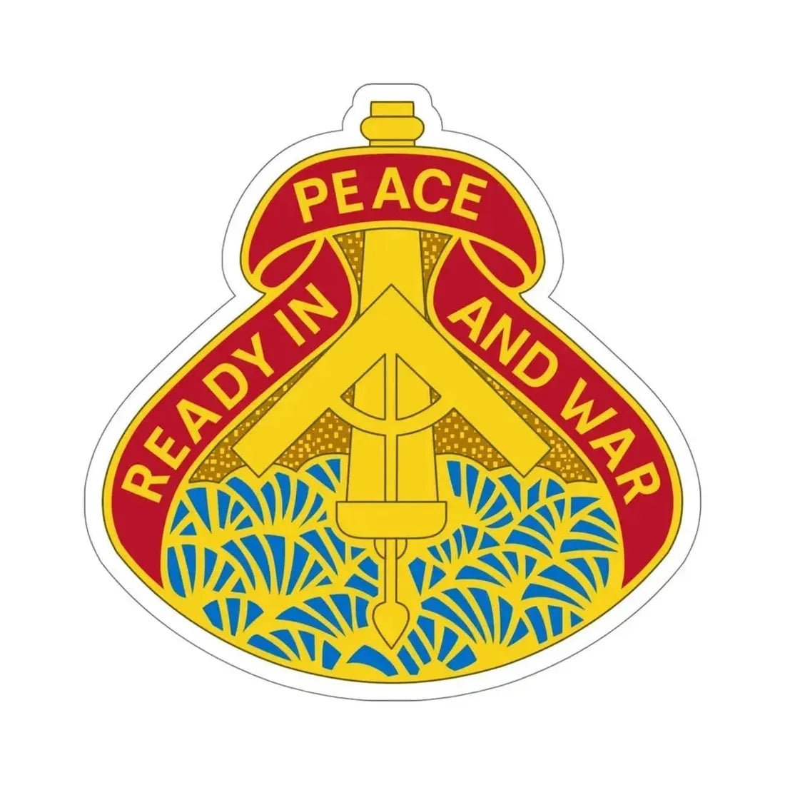 138 Field Artillery Brigade v2 (U.S. Army) STICKER Vinyl Die-Cut Decal 5 Inch - The Sticker Space