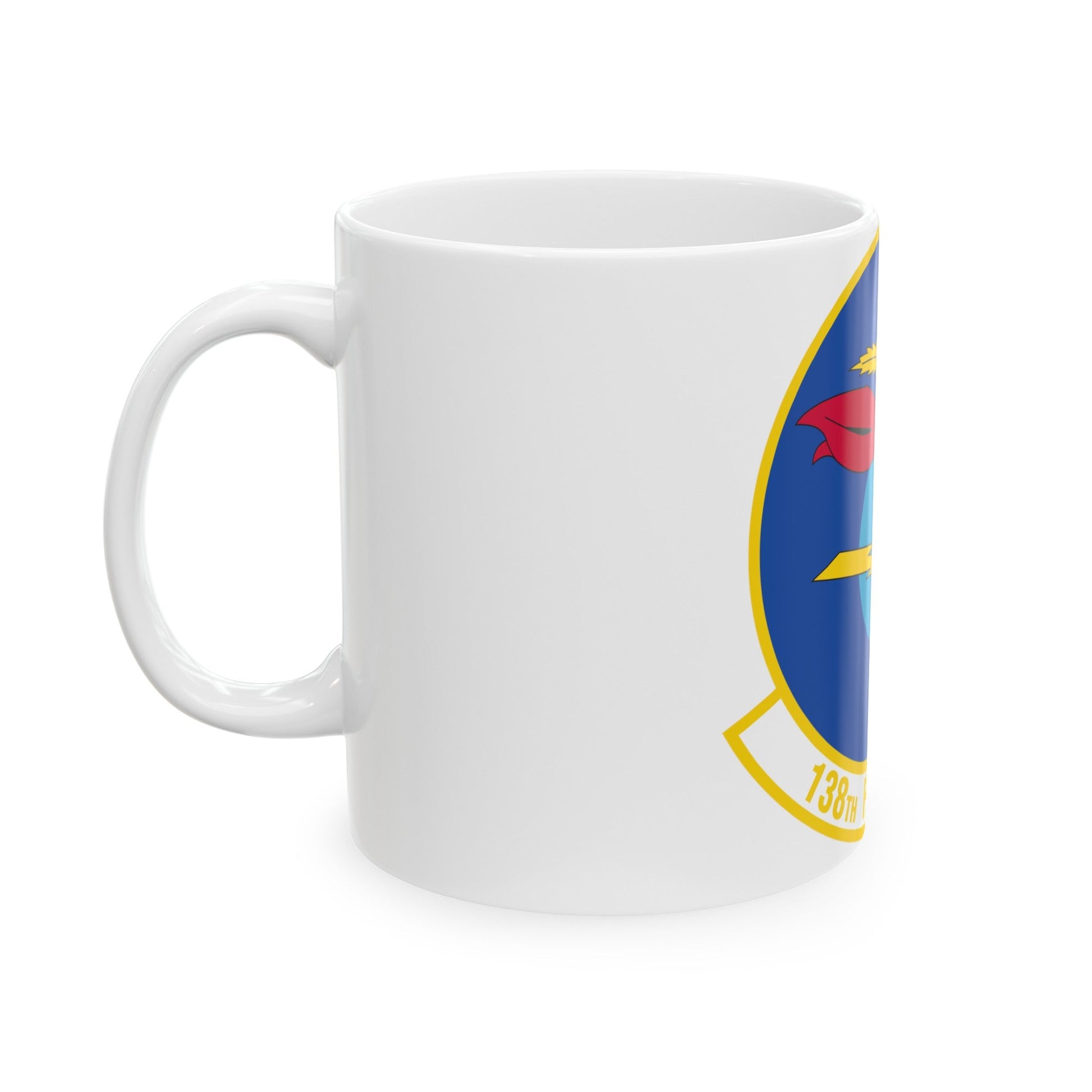 138 Fighter Squadron (U.S. Air Force) White Coffee Mug-The Sticker Space