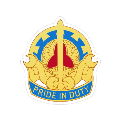 138 Maintenance Battalion (U.S. Army) Transparent STICKER Die-Cut Vinyl Decal-2 Inch-The Sticker Space