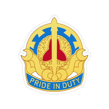 138 Maintenance Battalion (U.S. Army) Transparent STICKER Die-Cut Vinyl Decal-3 Inch-The Sticker Space