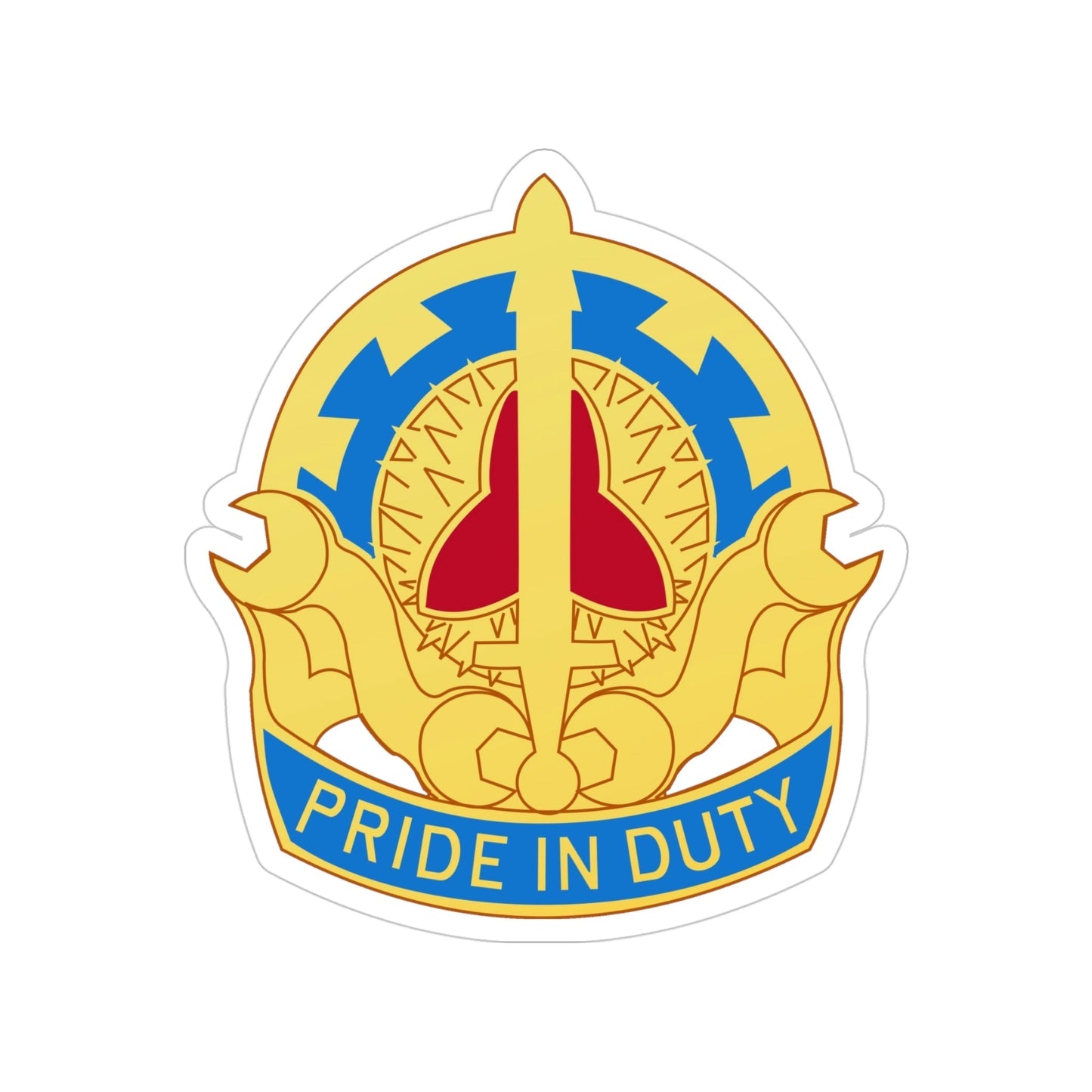 138 Maintenance Battalion (U.S. Army) Transparent STICKER Die-Cut Vinyl Decal-4 Inch-The Sticker Space