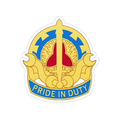 138 Maintenance Battalion (U.S. Army) Transparent STICKER Die-Cut Vinyl Decal-4 Inch-The Sticker Space