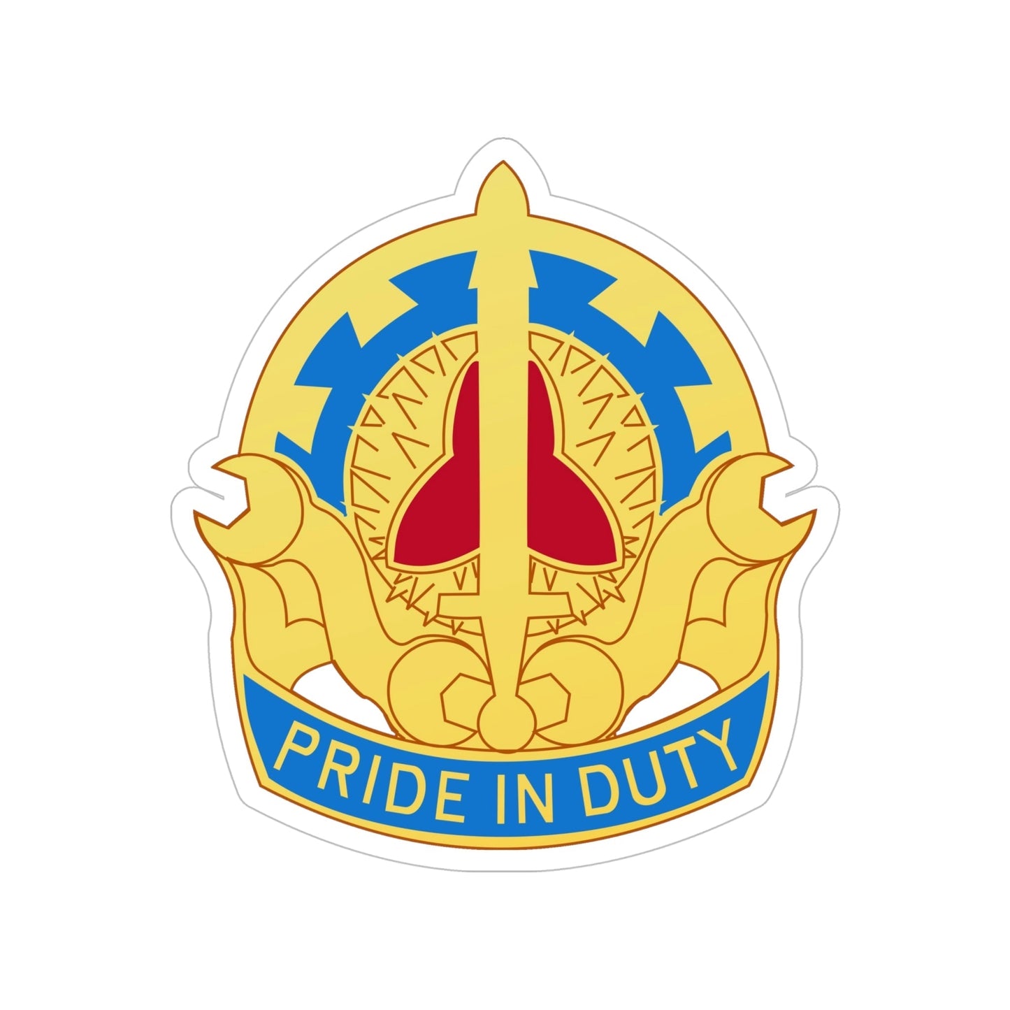 138 Maintenance Battalion (U.S. Army) Transparent STICKER Die-Cut Vinyl Decal-6 Inch-The Sticker Space