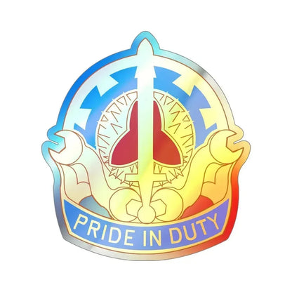 138 Maintenance Battalion (U.S. Army) Holographic STICKER Die-Cut Vinyl Decal - The Sticker Space