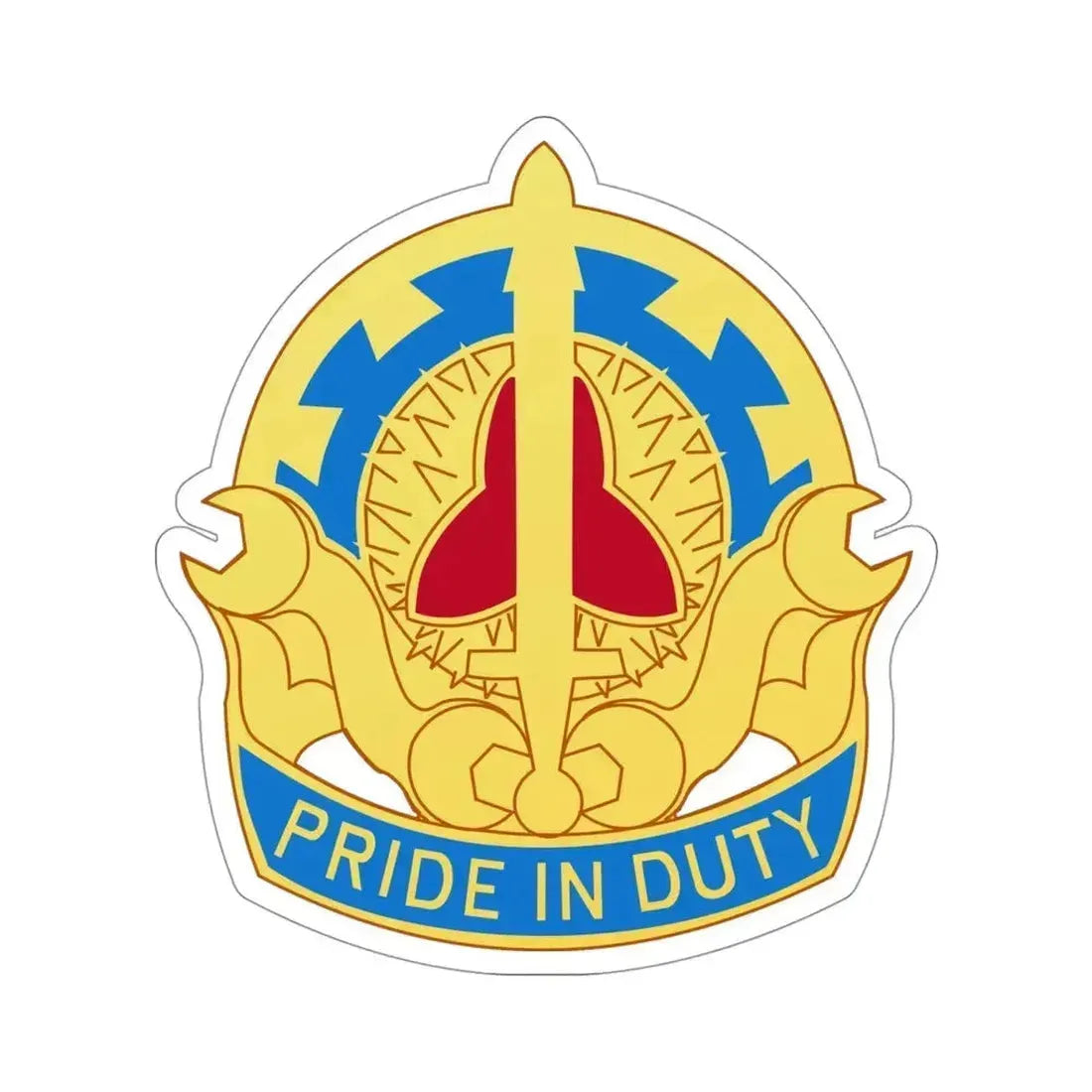 138 Maintenance Battalion (U.S. Army) STICKER Vinyl Die-Cut Decal 4 Inch - The Sticker Space