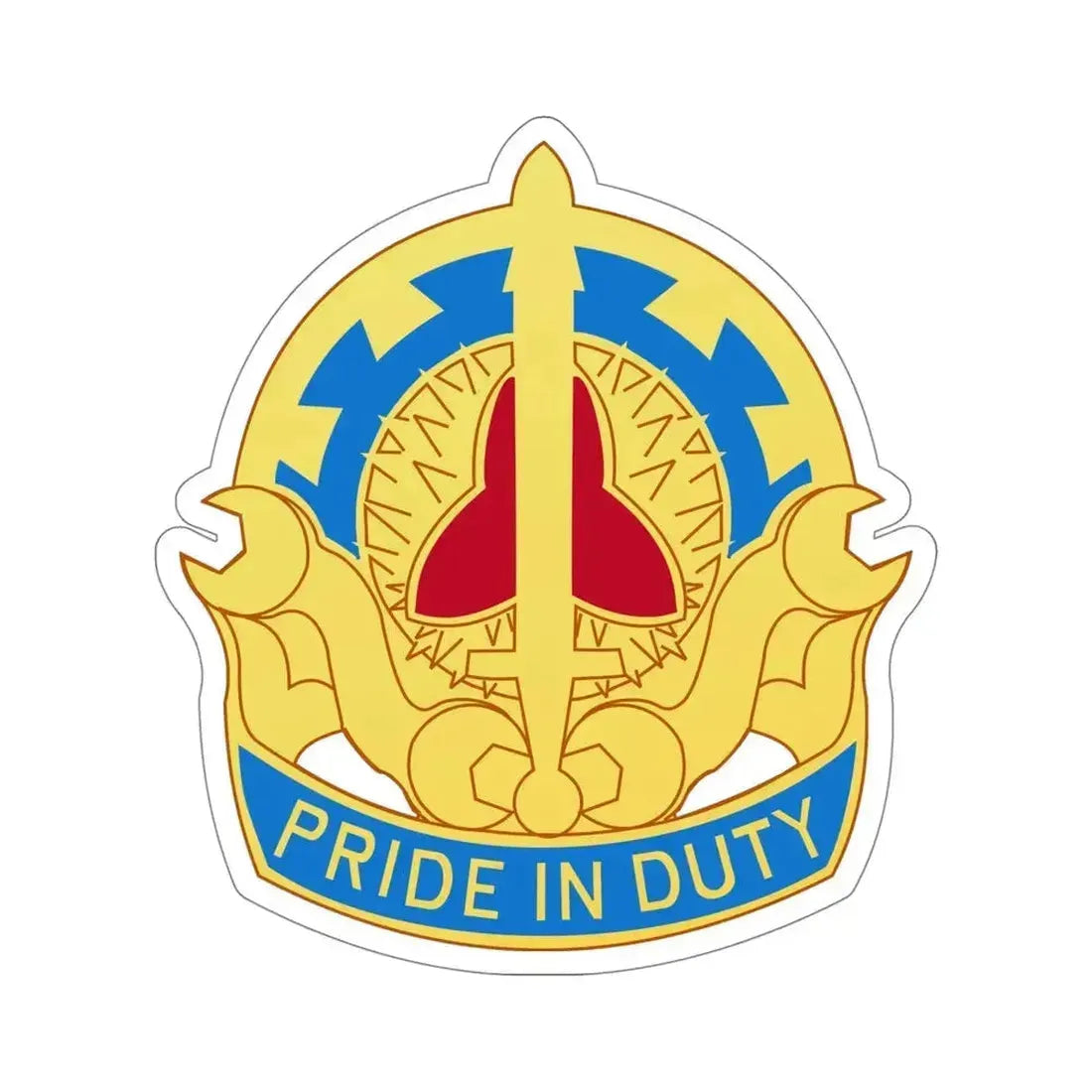 138 Maintenance Battalion (U.S. Army) STICKER Vinyl Die-Cut Decal 5 Inch - The Sticker Space