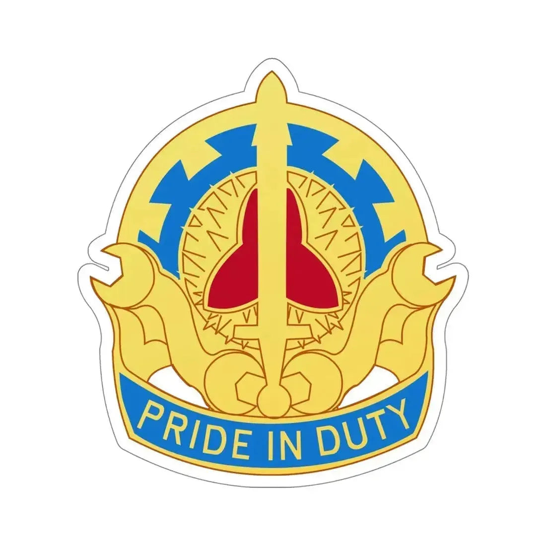 138 Maintenance Battalion (U.S. Army) STICKER Vinyl Die-Cut Decal 6 Inch - The Sticker Space