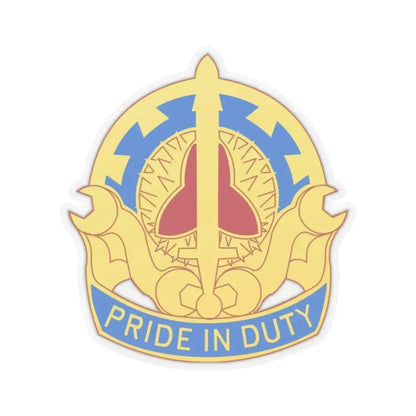 138 Maintenance Battalion (U.S. Army) STICKER Vinyl Kiss-Cut Decal 2 Inch Transparent - The Sticker Space