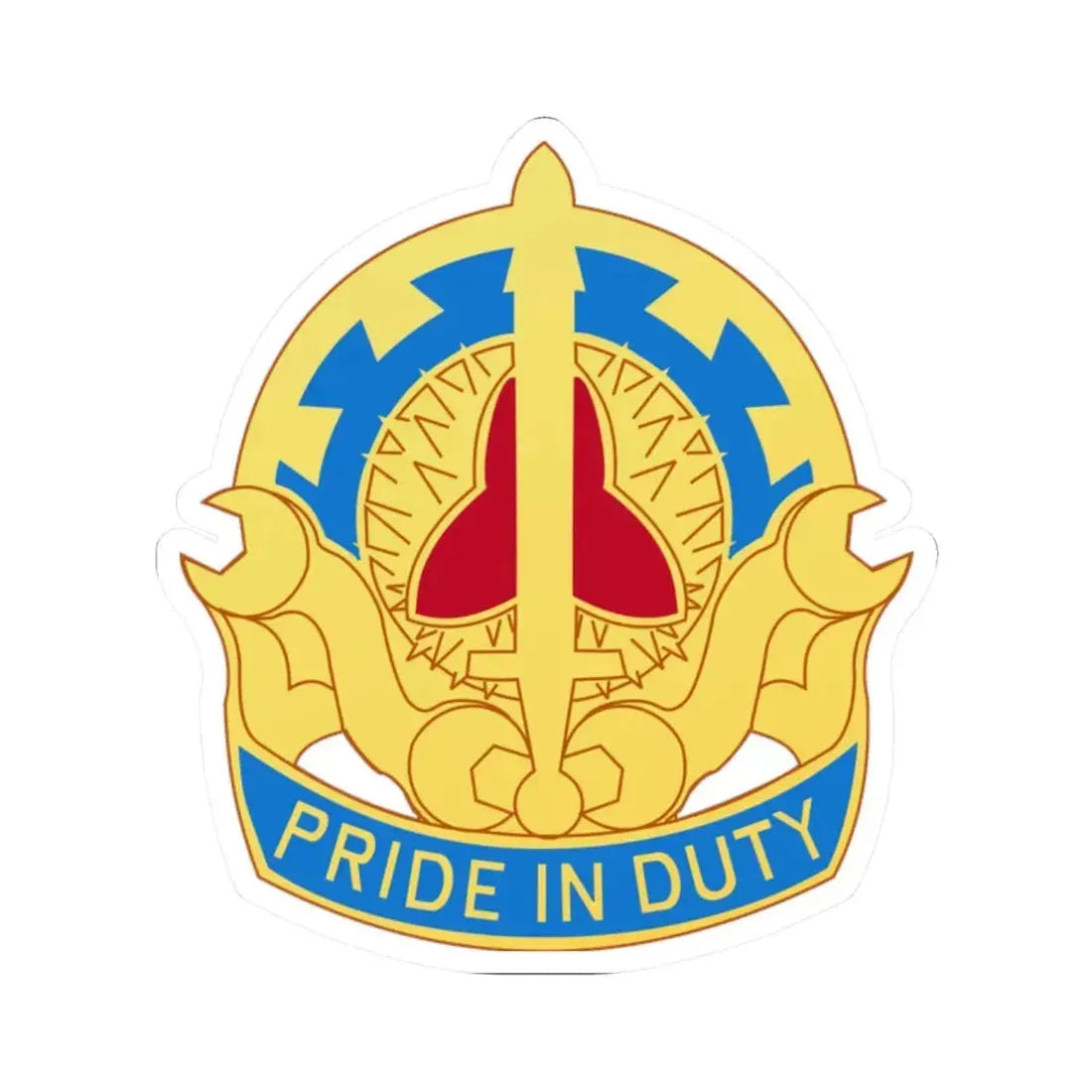 138 Maintenance Battalion (U.S. Army) STICKER Vinyl Kiss-Cut Decal 2 Inch White - The Sticker Space