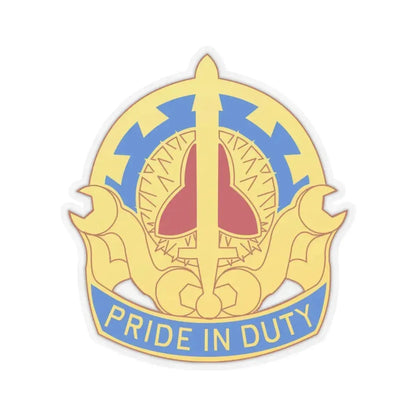 138 Maintenance Battalion (U.S. Army) STICKER Vinyl Kiss-Cut Decal 6 Inch Transparent - The Sticker Space