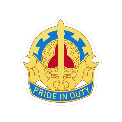 138 Maintenance Battalion (U.S. Army) Transparent STICKER Die-Cut Vinyl Decal 2 Inch - The Sticker Space
