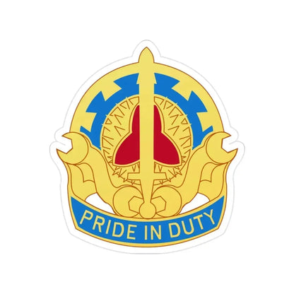 138 Maintenance Battalion (U.S. Army) Transparent STICKER Die-Cut Vinyl Decal 2 Inch - The Sticker Space