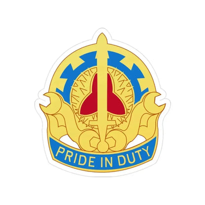 138 Maintenance Battalion (U.S. Army) Transparent STICKER Die-Cut Vinyl Decal 2 Inch - The Sticker Space