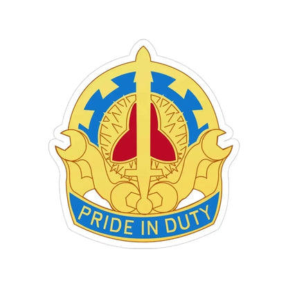 138 Maintenance Battalion (U.S. Army) Transparent STICKER Die-Cut Vinyl Decal 3 Inch - The Sticker Space