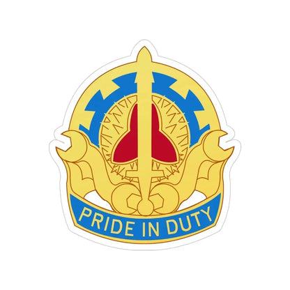 138 Maintenance Battalion (U.S. Army) Transparent STICKER Die-Cut Vinyl Decal 4 Inch - The Sticker Space