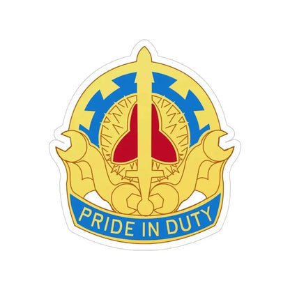 138 Maintenance Battalion (U.S. Army) Transparent STICKER Die-Cut Vinyl Decal 5 Inch - The Sticker Space