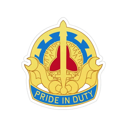 138 Maintenance Battalion (U.S. Army) Transparent STICKER Die-Cut Vinyl Decal 5 Inch - The Sticker Space