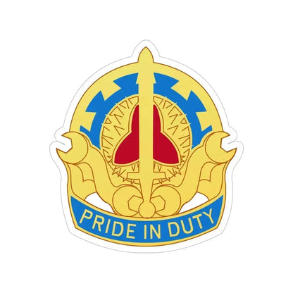 138 Maintenance Battalion (U.S. Army) Transparent STICKER Die-Cut Vinyl Decal 6 Inch - The Sticker Space