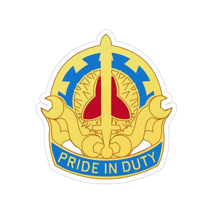 138 Maintenance Battalion (U.S. Army) Transparent STICKER Die-Cut Vinyl Decal 6 Inch - The Sticker Space