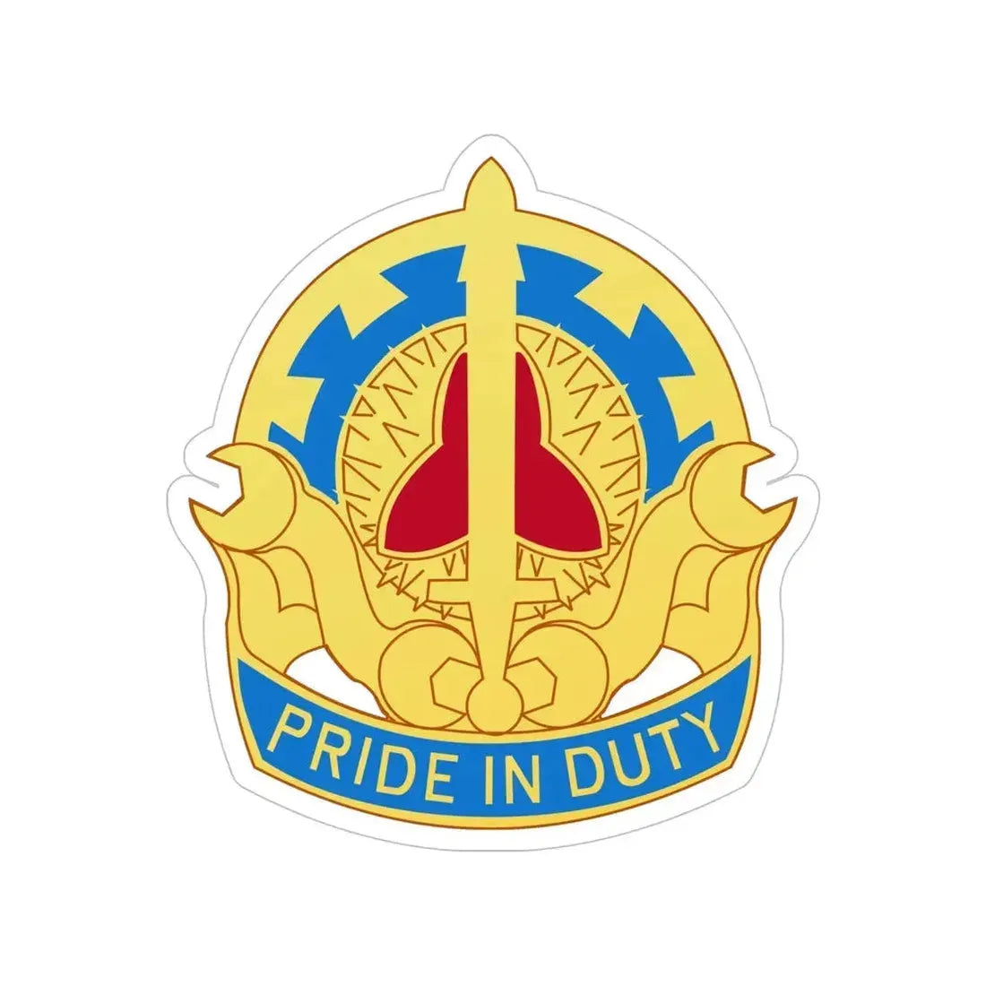 138 Maintenance Battalion (U.S. Army) Transparent STICKER Die-Cut Vinyl Decal - The Sticker Space