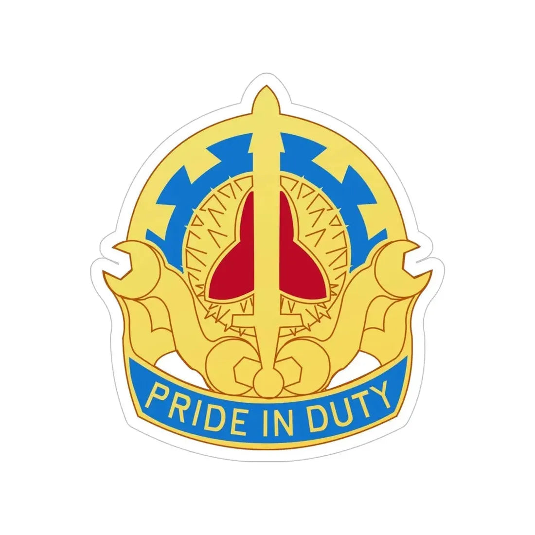 138 Maintenance Battalion (U.S. Army) Transparent STICKER Die-Cut Vinyl Decal - The Sticker Space
